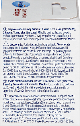 Trajno elastični zavoj, više vrsta Mivolis