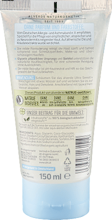 Waschgel Ultra Sensitiv alverde NATURKOSMETIK