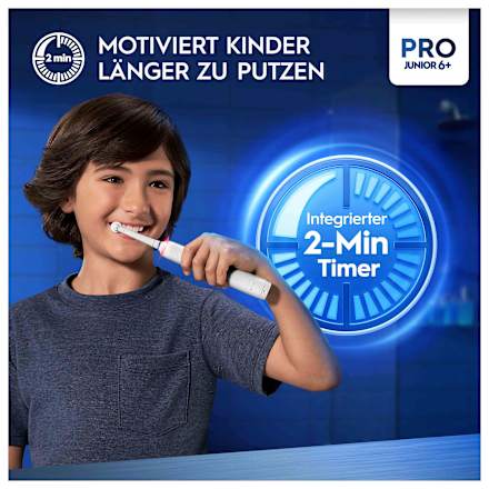 Elektrische Zahnbürste Kinder PRO Junior Grogu/Starwars, ab 6 Jahren Oral-B