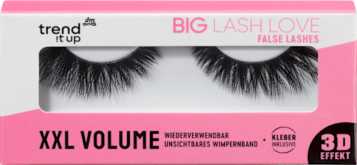 Künstliche Wimpern  Big Lash Love False Lashes - XXL Volume  trend !t up