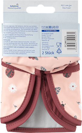 Lätzchen rosa/rot babylove