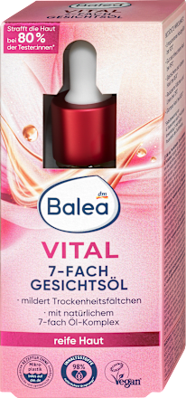 Pleťový olej so 7-násobným olejovým komplexom Vital Balea