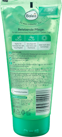 Telový gél 90 % Aloe vera Balea