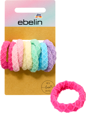 Haargummis Regenbogenfarben ebelin