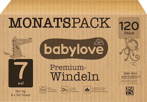 Premium pleny, velikost 7 měsíční box  babylove
