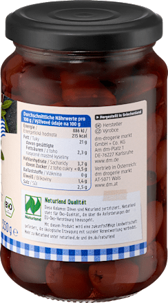 Kalamon Oliven ohne Stein dmBio