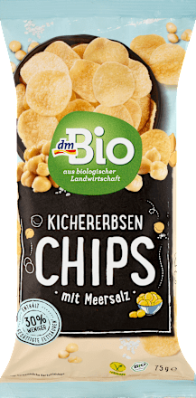 Kichererbsenchips mit Meersalz dmBio
