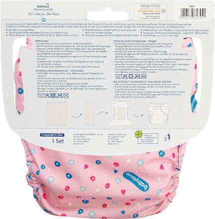 Stoffwindel-Set Blümchen babylove