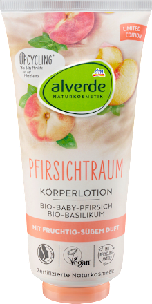 Losion za tijelo – breskva i bosiljak alverde NATURKOSMETIK