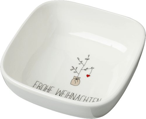 Porzellanschälchen "FROHE WEIHNACHTEN" BOLTZE