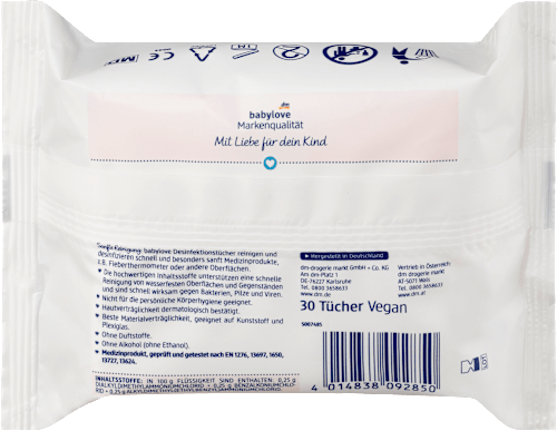 Desinfektionstücher babylove