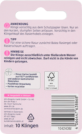 Rasierklingen Purity Balea