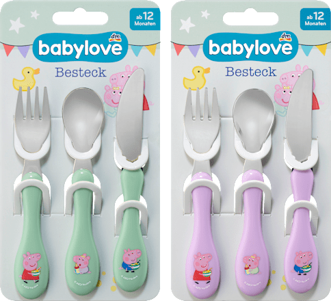Pribor za jelo - Peppa Pig, više vrsta babylove