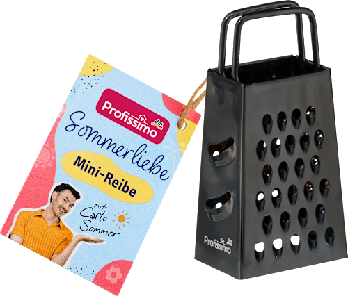 Mini-Reibe schwarz Sommerliebe Profissimo