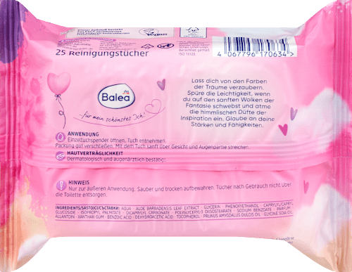 Big Dreams maramice za uklanjanje šminke, 5in1 Balea