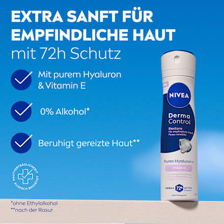 Antitranspirant Deospray Derma Control Restore NIVEA