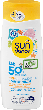Sonnenmilch Kids, MED ultra sensitiv, LSF 50+ SUNDANCE