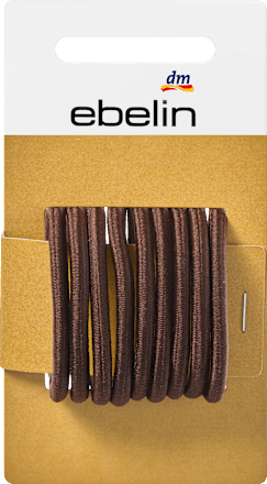 Haargummis braun ebelin