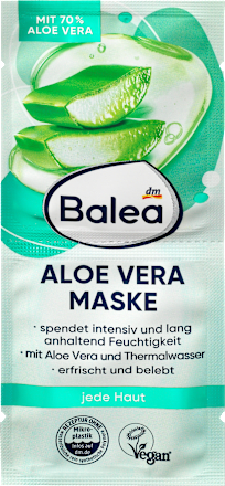 Gesichtsmaske Aloe Vera (2x8 ml) Balea