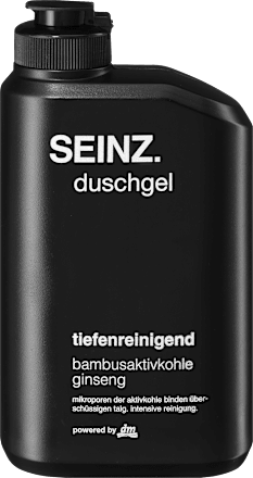 Gel za tuširanje z aktivnim ogljem iz bambusa in ginsengom SEINZ.