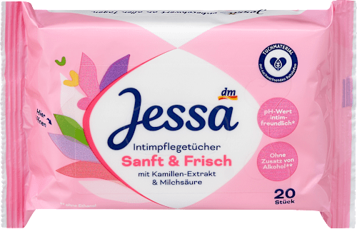 vlhčené ubrousky intimní Jessa