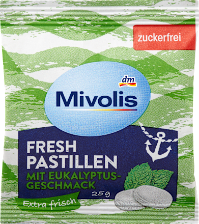 Pastile Fresh – eukaliptus Mivolis