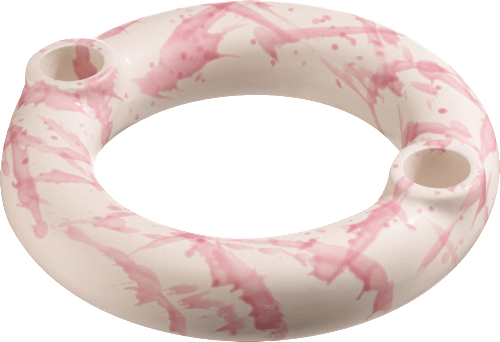 Stabkerzenhalter aus Keramik, mit Farbverlauf (15x3,5 cm) dm home