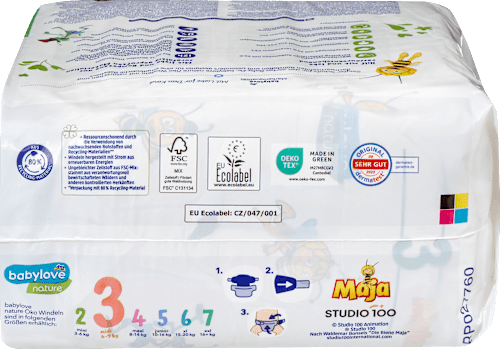 Plenice midi 3, 4–9 kg babylove nature