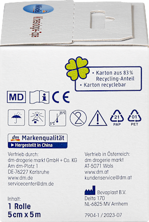 kineziologický tejp 5 cm x 5 m Mivolis