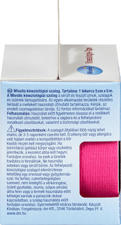 Kineziološki trak, 5 cm x 5 m, več barv Mivolis