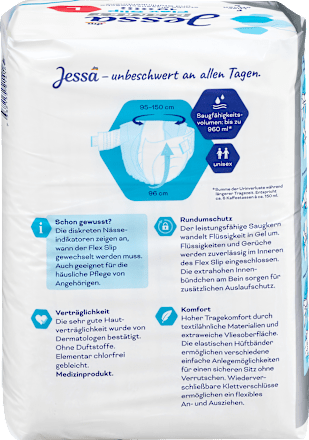 Flex Slip Inkontinenz Gr. L Jessa DISKRET