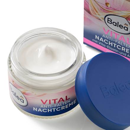 Нощен крем против бръчки Vital Balea