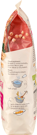 Nudeln, Fusilli aus Kichererbsen dmBio