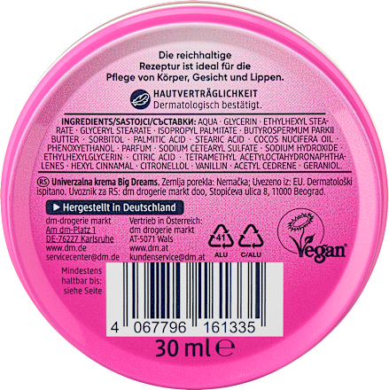 Crema multiuso Big Dreams minitaglia Balea