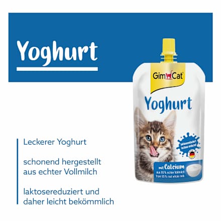 Nahrungsergänzung Katze, Joghurt  GimCat