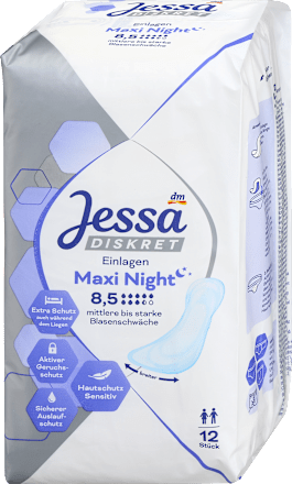 Assorbenti per incontinenza Maxi Night Jessa DISKRET