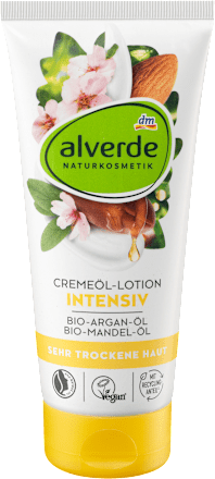Körperlotion Cremeöl mit Bio-Arganöl & Bio-Mandel alverde NATURKOSMETIK