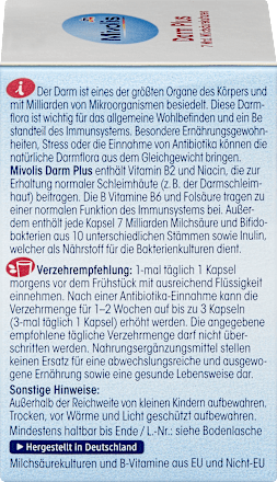 Капсули Darm Plus 30 бр. Mivolis