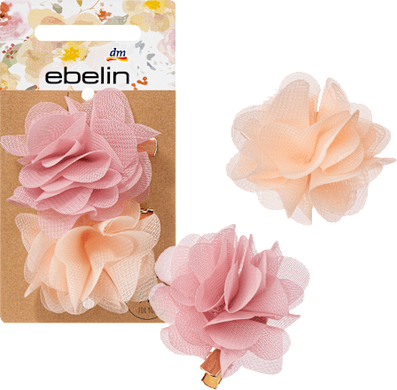 Haar- und Ansteckbroschen Blumen ebelin
