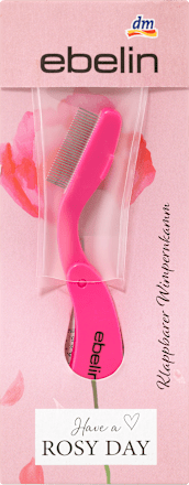 Klappbarer Wimpernkamm Have a rosy day ebelin