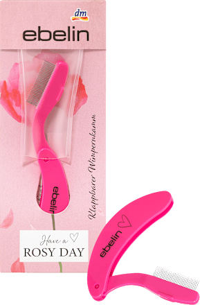 Klappbarer Wimpernkamm Have a rosy day ebelin