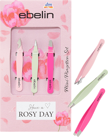 Mini-Pinzetten-Set Have a rosy day ebelin