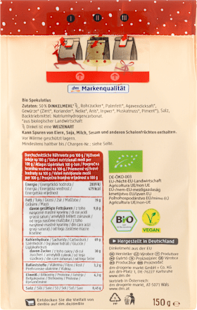 Mini Dinkel Spekulatius dmBio