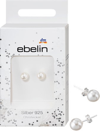 Ohrstecker Perle 925 Silber ebelin