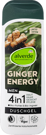 Gel za tuširanje Ginger Energy 4 v 1 alverde NATURKOSMETIK MEN
