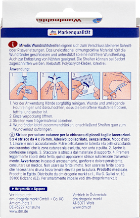 Wundnahtstreifen Mivolis