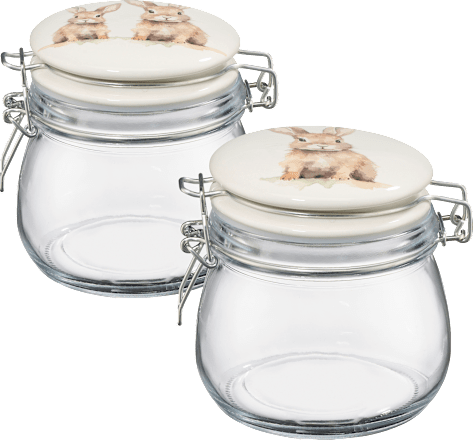 Glasvorratsdose "Hase Hansi" mit Bügelverschluss BOLTZE