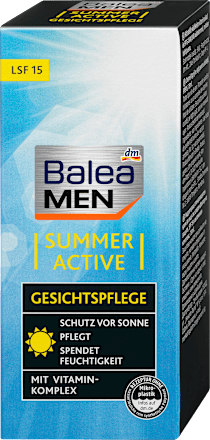 Gesichtscreme Summer Active LSF 15 Balea MEN