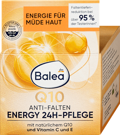 Gesichtscreme Q10 Anti-Falten Energy 24H-Pflege Balea