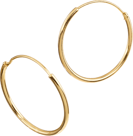 Creolen klassisch vergoldeter Modeschmuck ebelin